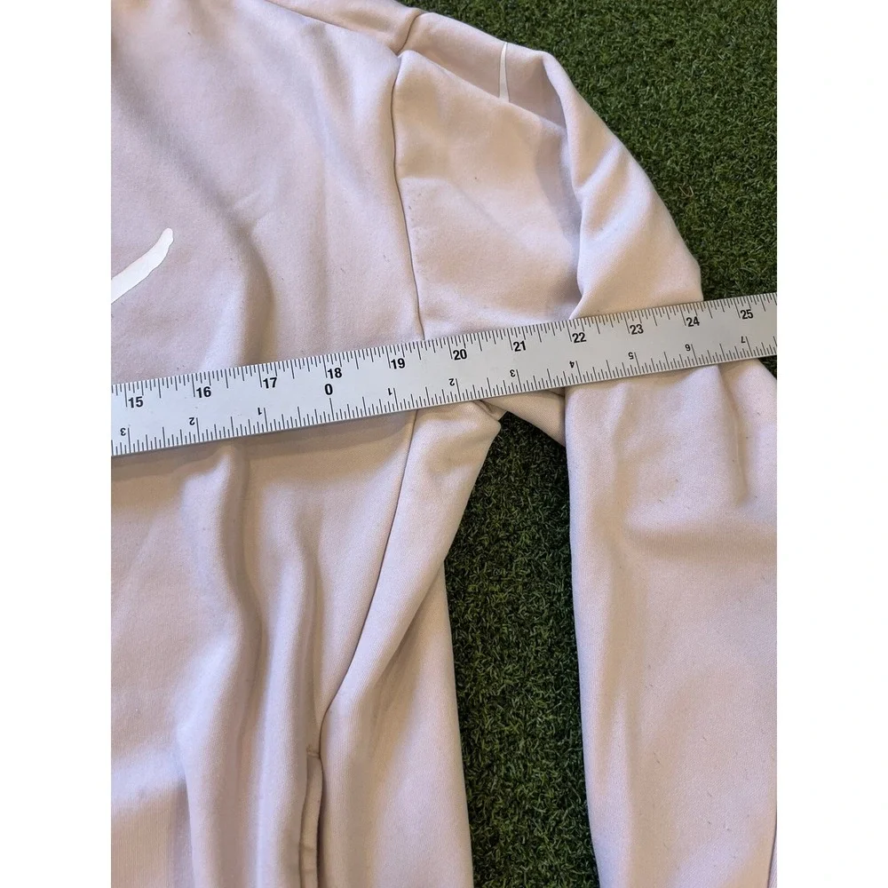 Nike Fleece Hoodie Pale Pink White (sz‎ S) Athleisure pullover gym